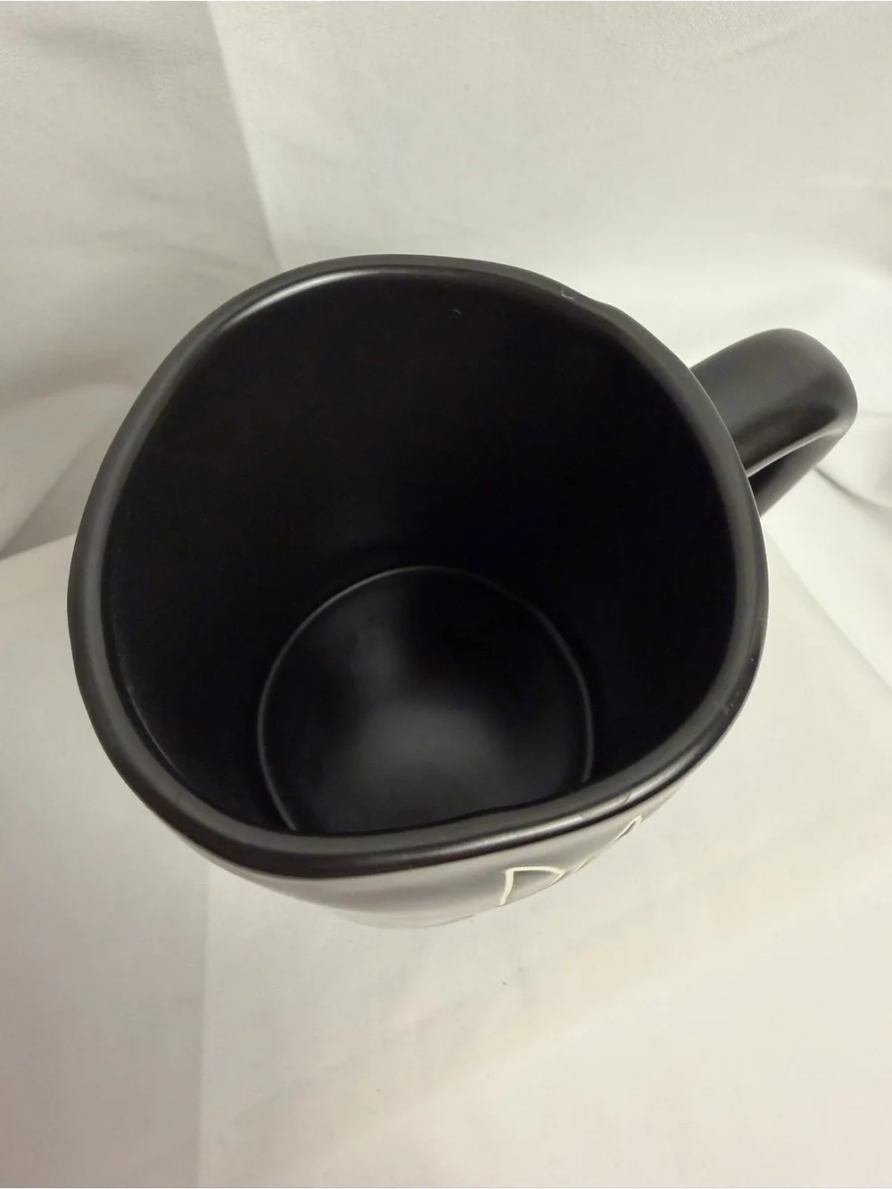 Rae Dunn Artisan Collection DAD FUEL Mug Black/White